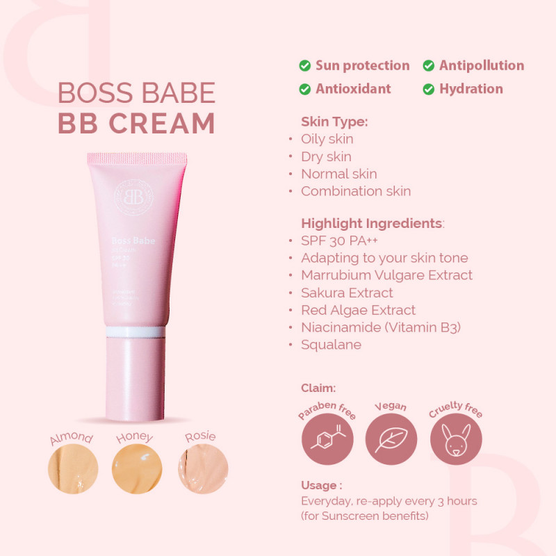 Boss Babe BB Cream - Honey